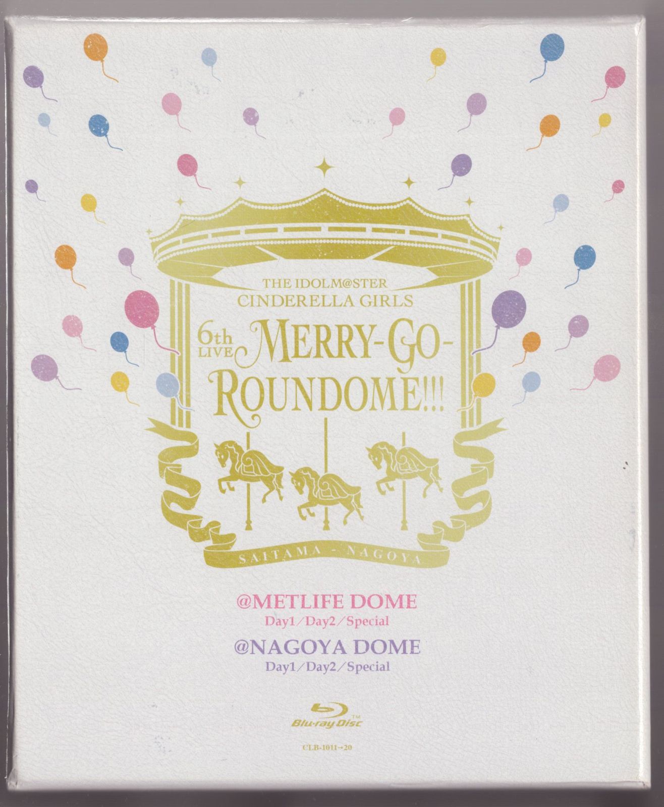デレマス 6thLIVE Blu-ray 特典CD付き THE IDOLM@STER CINDERELLA GIRLS 6thLIVE MERRY-GO-ROUNDOME