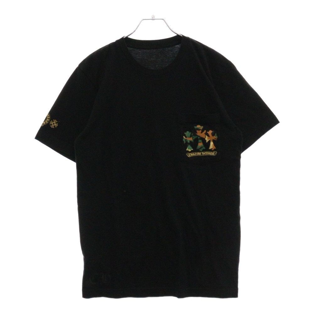 CHROME HEARTS (クロムハーツ) HORSESHOE 3 CEM CRS POCKET T-SHIRT 