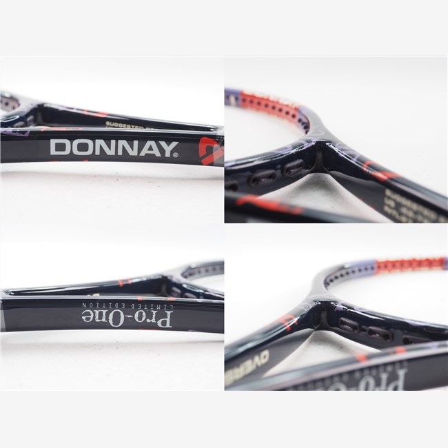 値下げ　DONNAY PRO ONE ドネー　プロワン　4本　テニスラケット 中古 テニスラケット ドネー プロ ワン リミテッド エディション