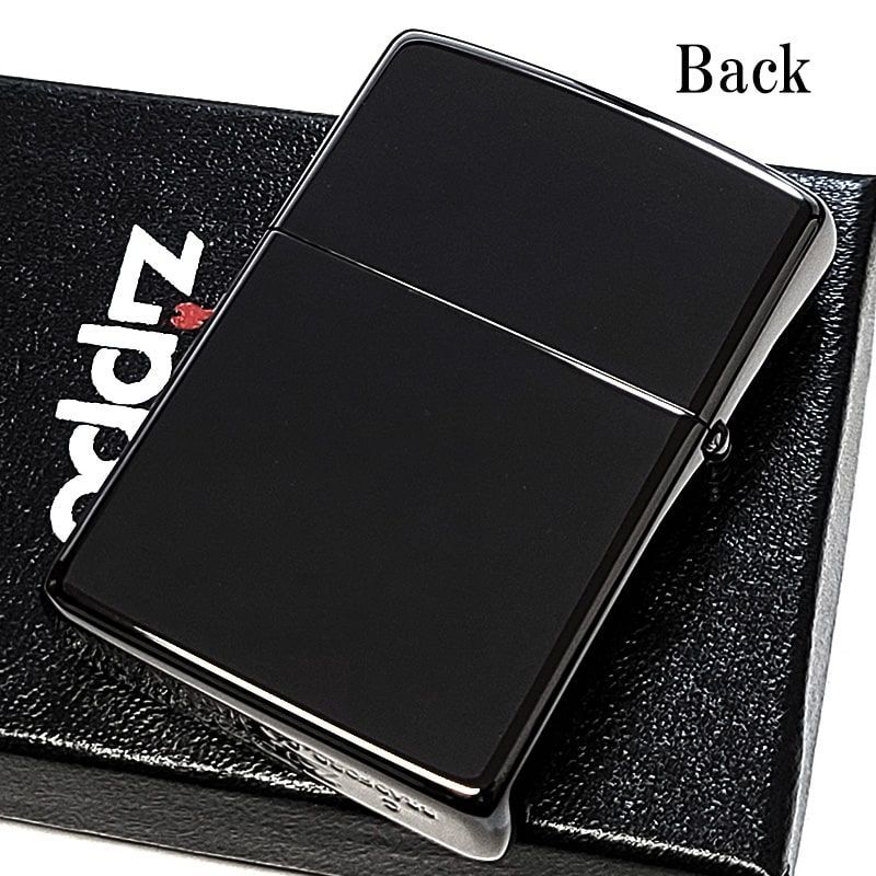 ZIPPO レコード セール中 レトロ ブラックニッケル＆ゴールド ジッポ