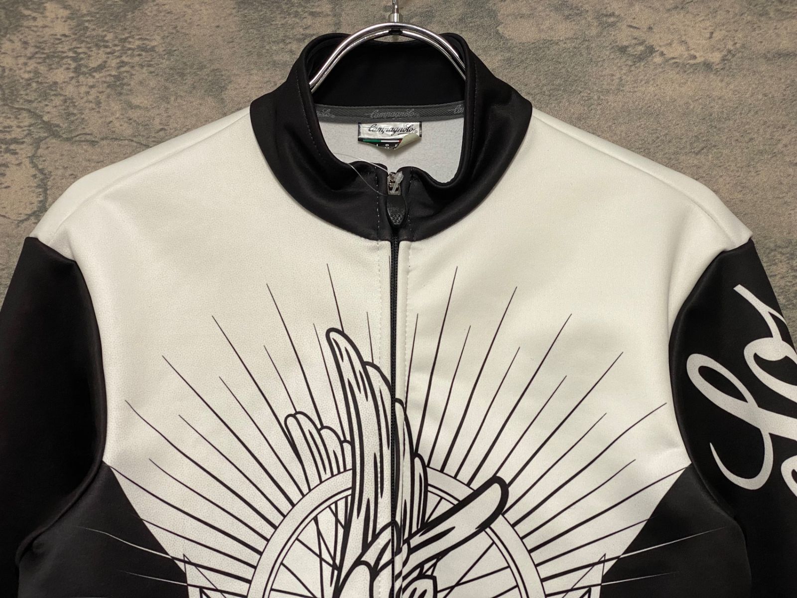 JA616 カンパニョーロ CAMPAGNOLO 長袖 サイクルジャケット 白 裏起毛