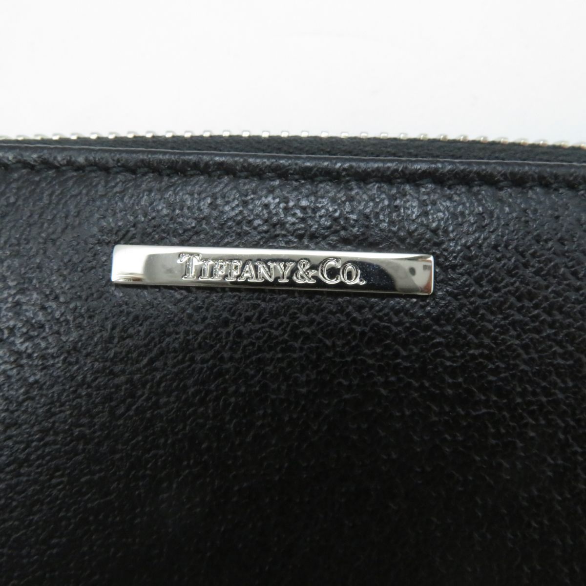 未使用品☆TIFFANY&CO. ティファニー ロゴプレート付 ラウンド 