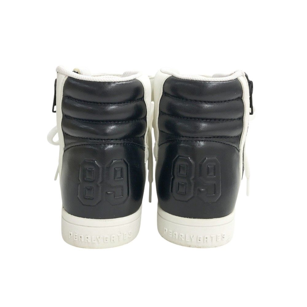 普段使い PEARLY GATES パーリーゲイツ 053-7992904 ハイカット ゴルフシューズ ホワイト系 24.5 240101537315 ゴルフウェア レディース ストスト 片手で持てる