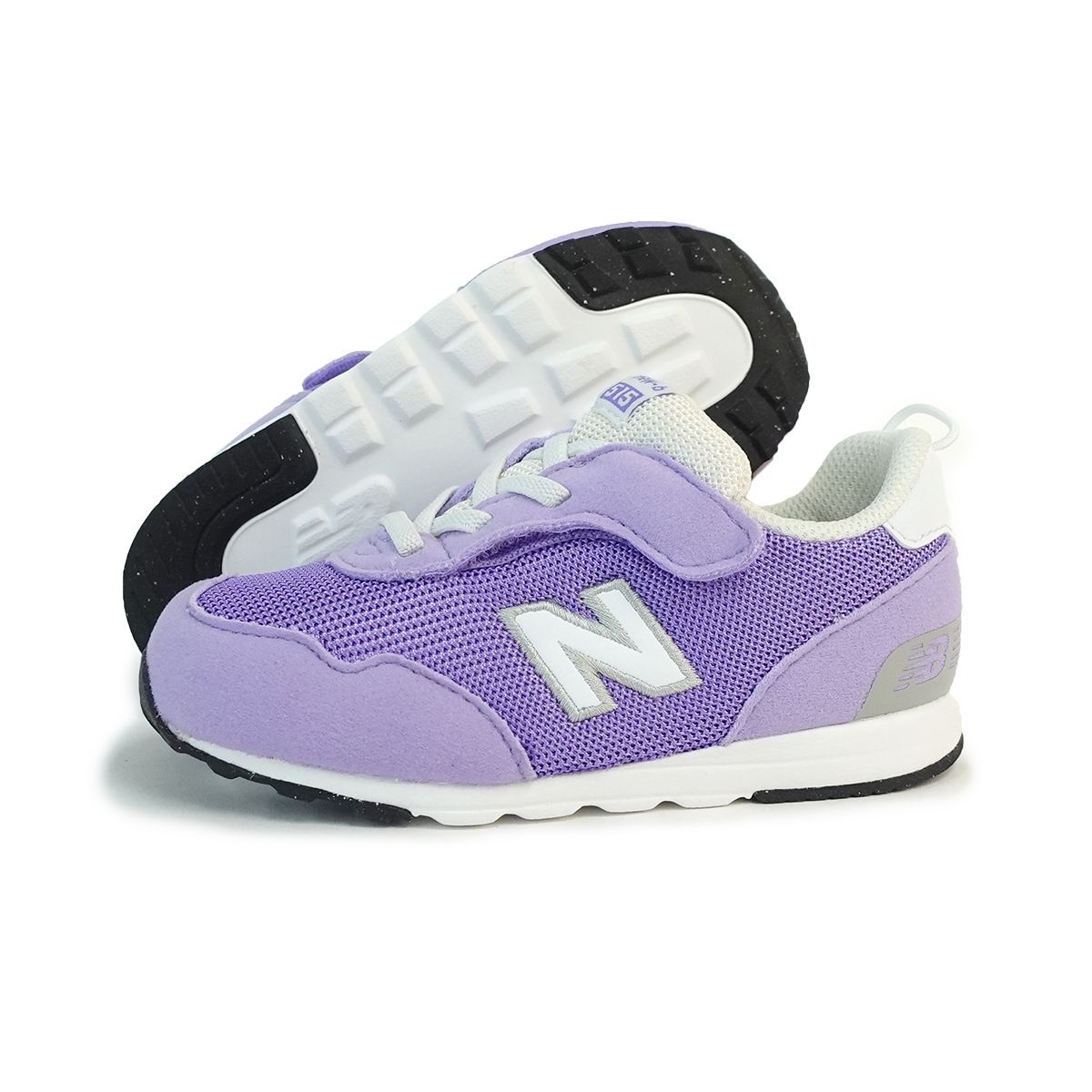 【新品】ニューバランス new balance ベビー スニーカー 373 子供靴 NW515 BL パープル 紫 出産祝い 赤ちゃん ファーストシューズ プレゼント 運動会 通園 遠足