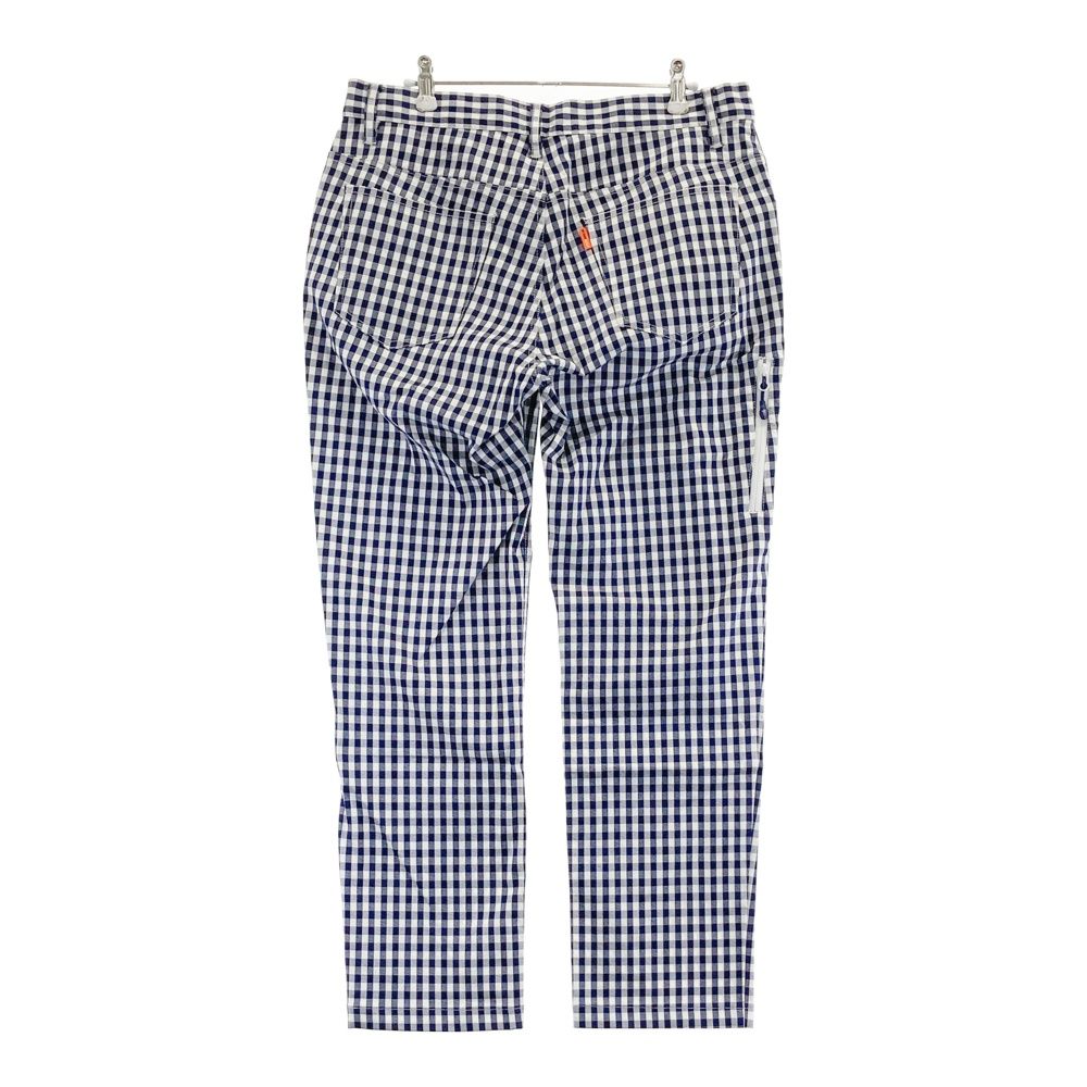 サイズ L BEAMS GOLF ビームスゴルフ ストレッチパンツ チェック柄 ネイビー系 240101452618 ゴルフウェア メンズ ストスト