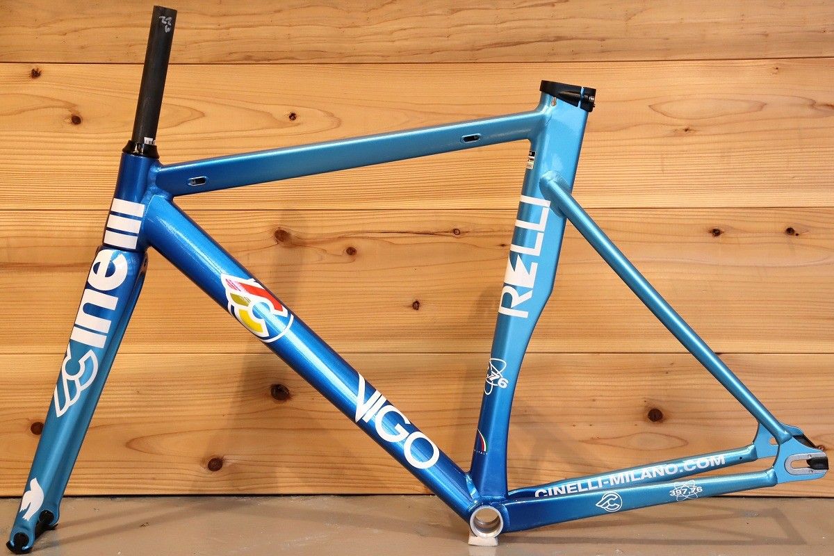 チネリ Cinelli ヴィゴレッリ VIGORELLI Sサイズ アルミ ピストバイク トラックレーサー フレームセット 千葉店 BRIGHTFACE_UK