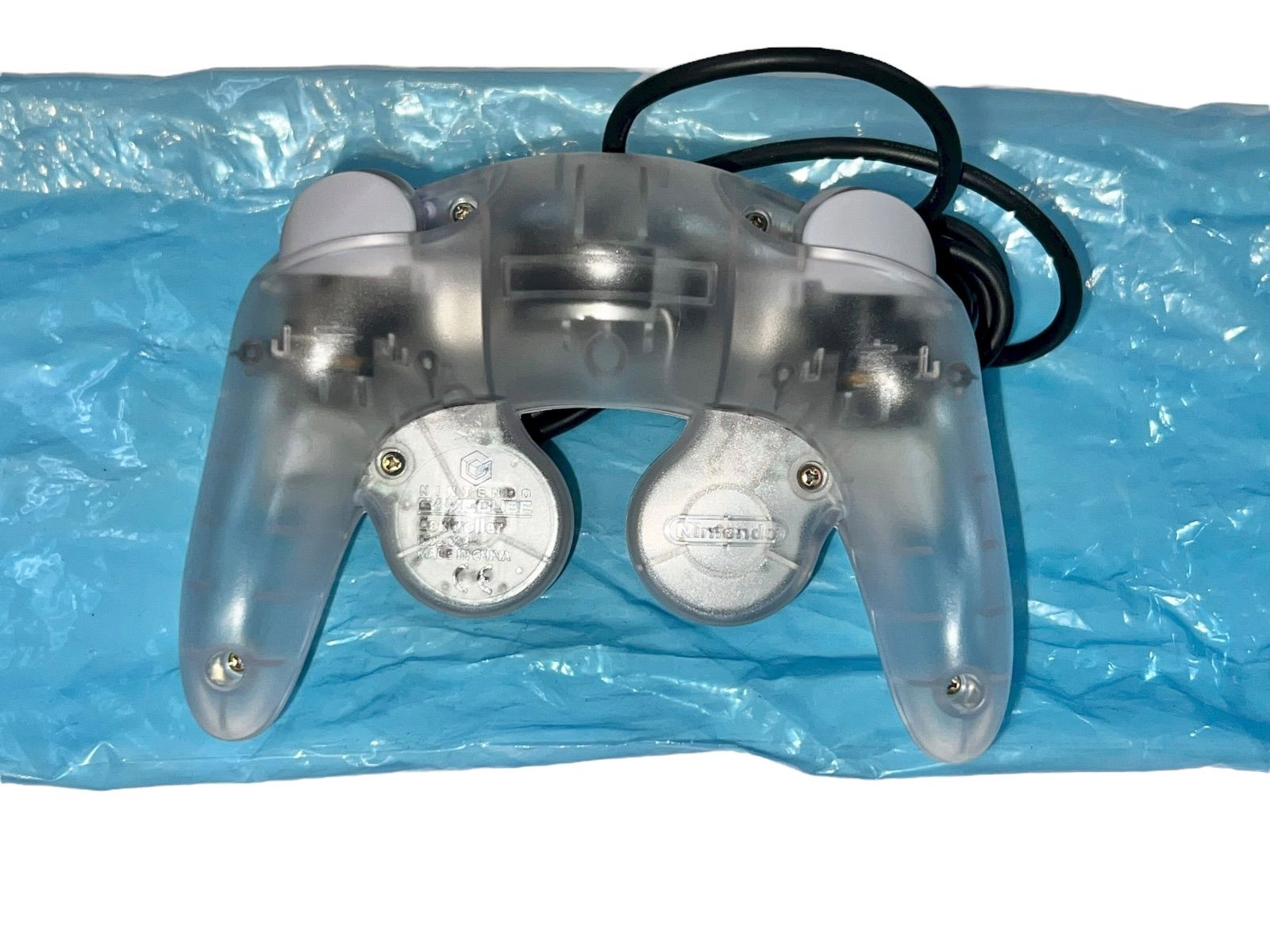 ニンテンドーゲームキューブ コントローラー クリア スケルトン UP786_INFO