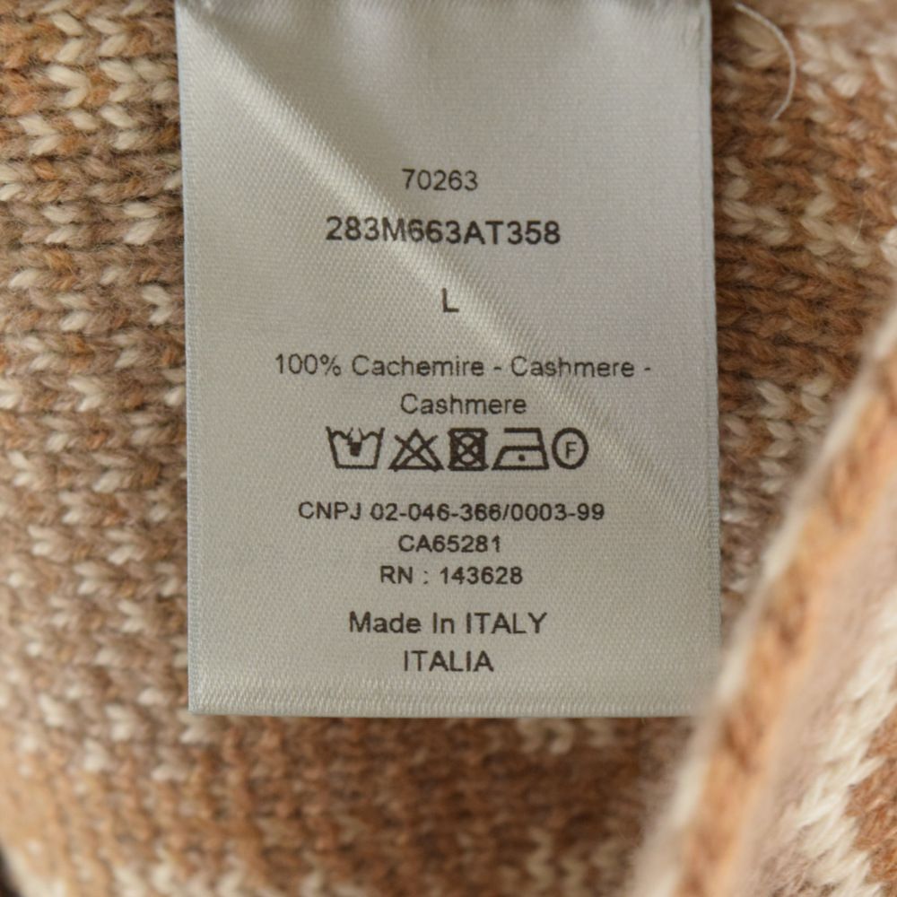 DIOR ディオール ×Travis Scott Cactus Jack Dior Oversized Sleeveless Sweater トラヴィススコット カクタスジャックディオールオーバーサイズノースリーブセーター