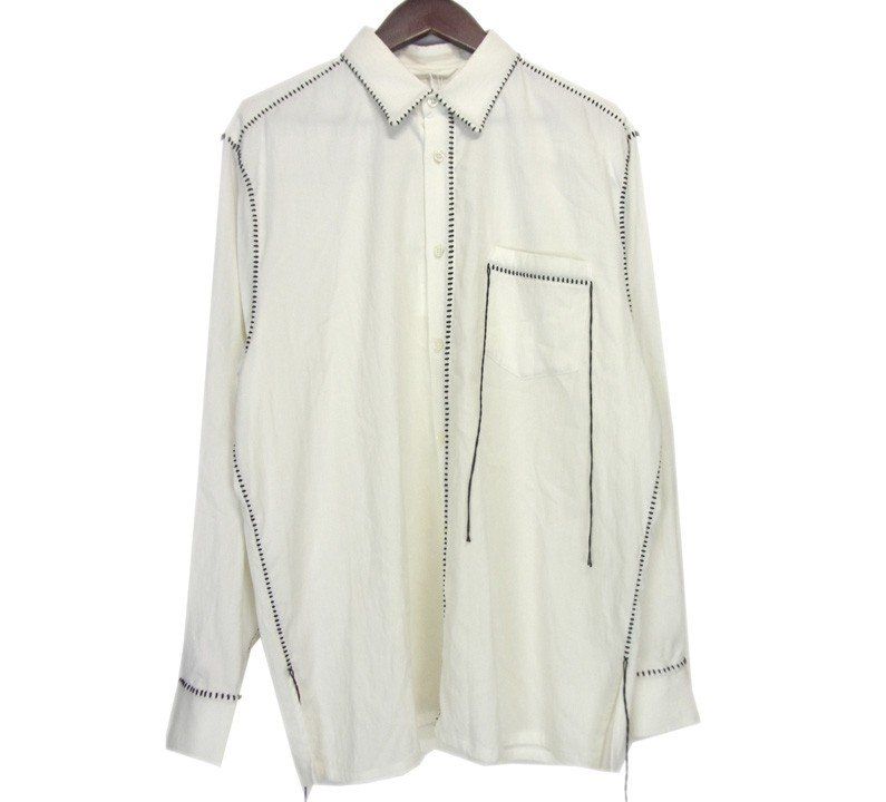 ダブレット doublet □ 21SS 【 BIG STITCH SHIRT 21SS13SH92