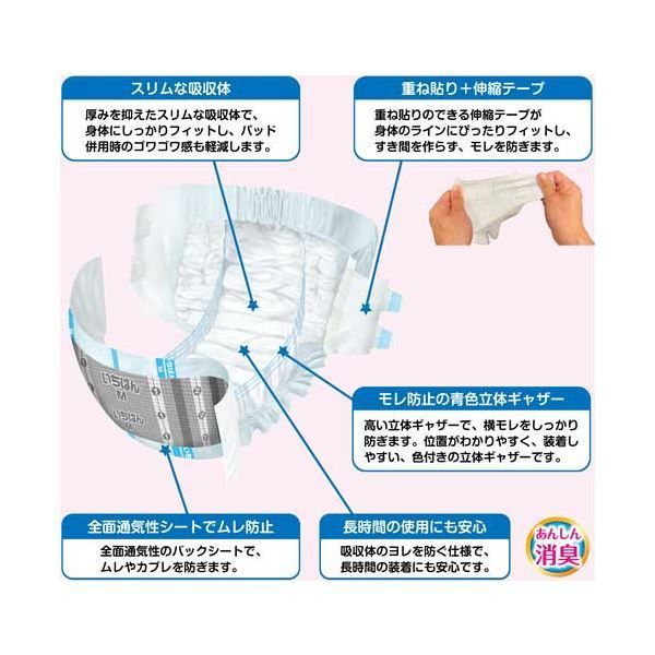  伸縮テープ止めスリム病院 施設用M 4 P その他 介護食品