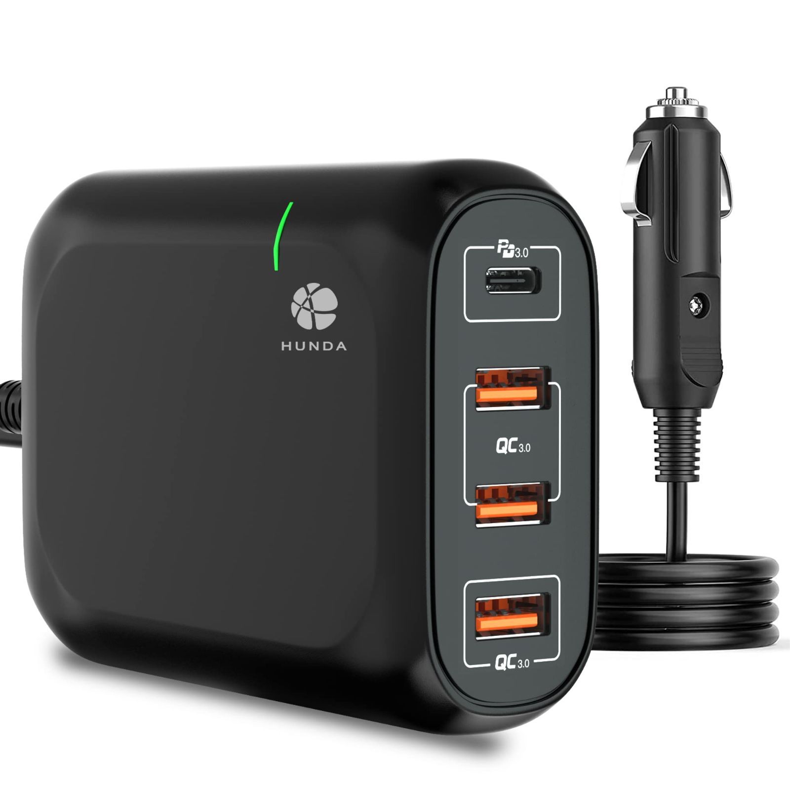 新品 *3) USB-A + *1 (USB-C 車載急速充電器 12V/24V車対応 65W Type-Ｃ QC3.0】車載充電器 u0026 4ポート【PD3.0 MacBook/iPhone/iPad/Tablet/Android/IOS/Windows各種機器