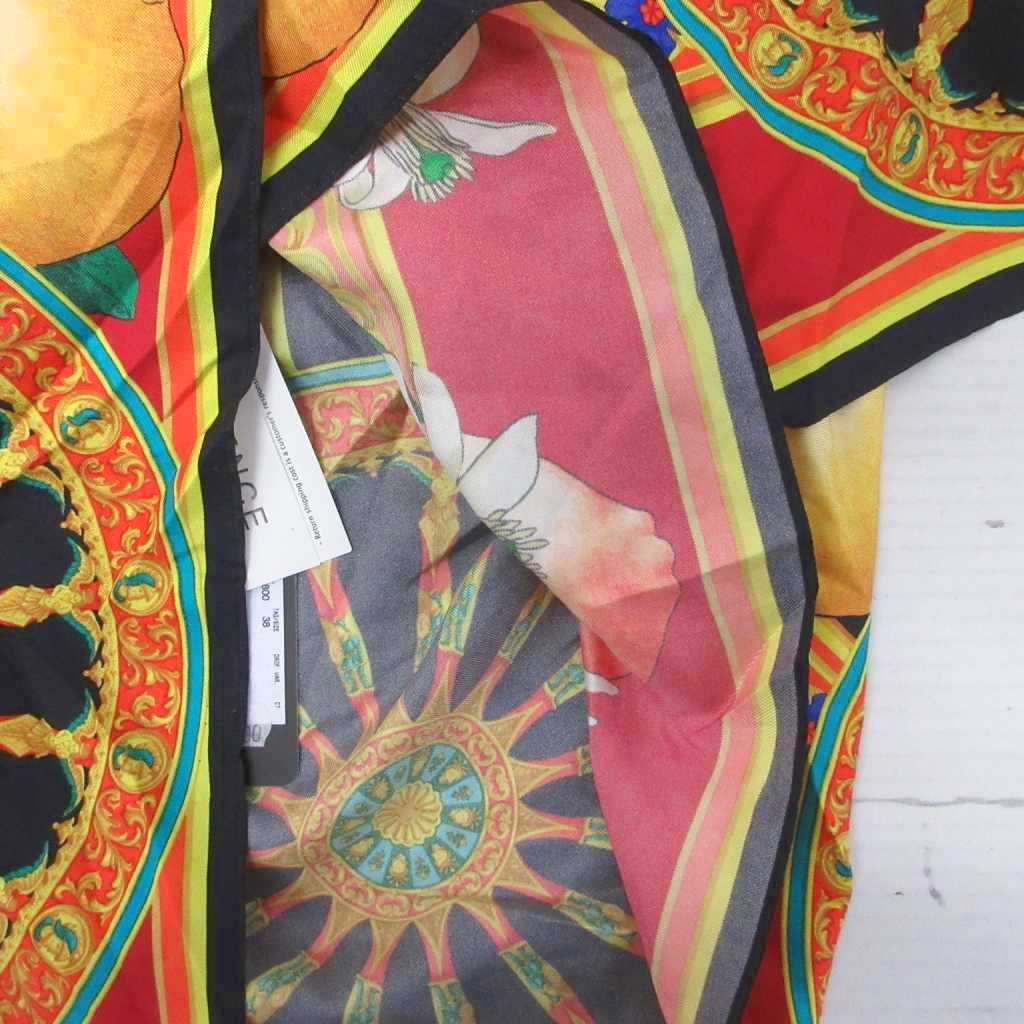 ドルチェ-ガッバーナ ドルガバ DOLCE-GABBANA フ スカート ひざ丈 総柄 フルーツ柄 絹 シルク 38 M マルチ F4P08T MET2 GULLKHAN_COM