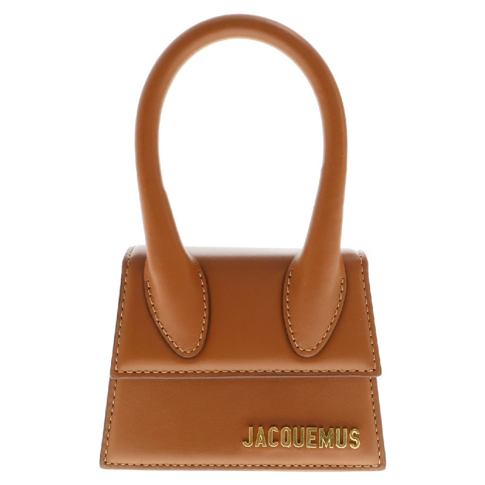 JACQUEMUS (ジャックムス) LE CHIQUITO LEATHER MINI BAG ロゴプレート レザー ミニバッグ ショルダーバッグ  ブラウン レディース 213BA001-3072810 - メルカリ