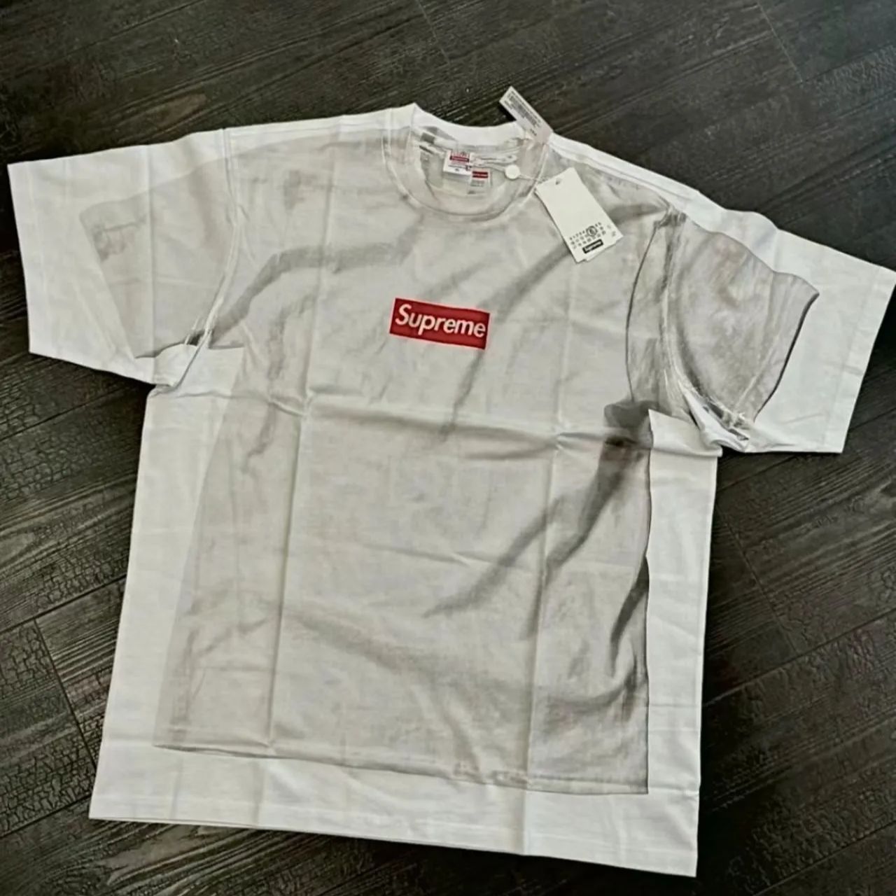 新品未使用 Supreme MM6 Maison Margiela Box Logo T - メルカリ