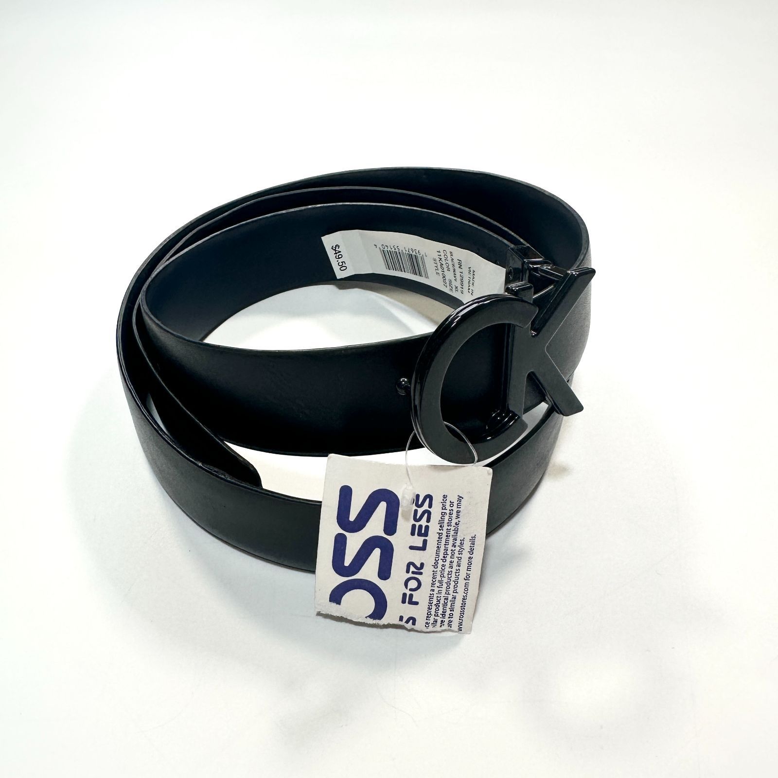 カルバンクライン CK ロゴ バックル ベルト XL メンズ - メルカリ