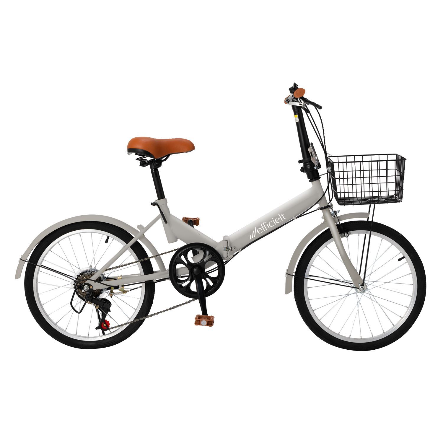 RaQcy 折りたたみ自転車 マットホワイト 【公式通販】