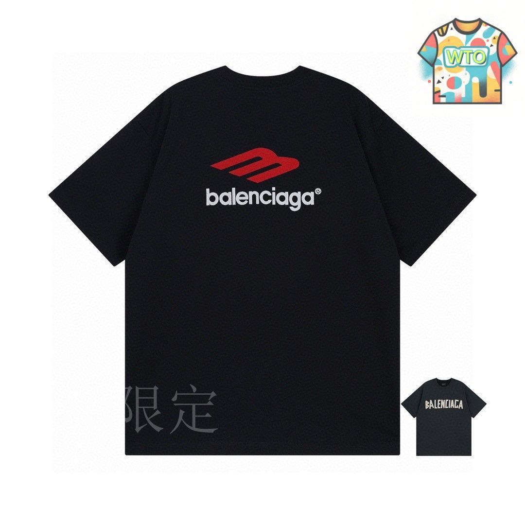 [BALENCIAGA]★ロゴプリントフードTシャツ★620973 TNVQ1 1059★ BALENCIAGA]☆ロゴプリントフードTシャツ☆620973 TNVQ1 1059