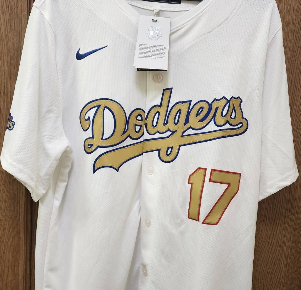 NIKEドジャース 大谷翔平 ワールドシリーズ優勝記念 ゴールド