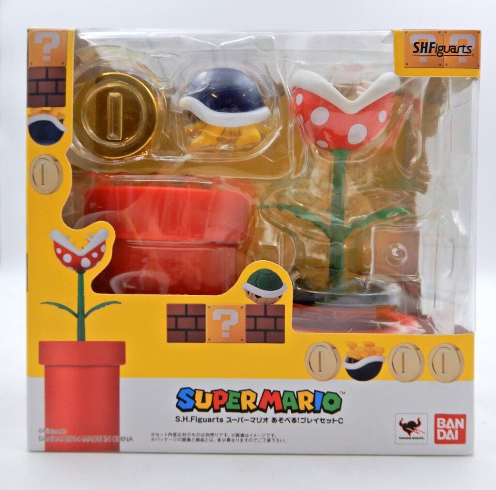 バンダイ S.H.Figuarts SUPER MARIO あそべる!プレイセットC-格安で入手