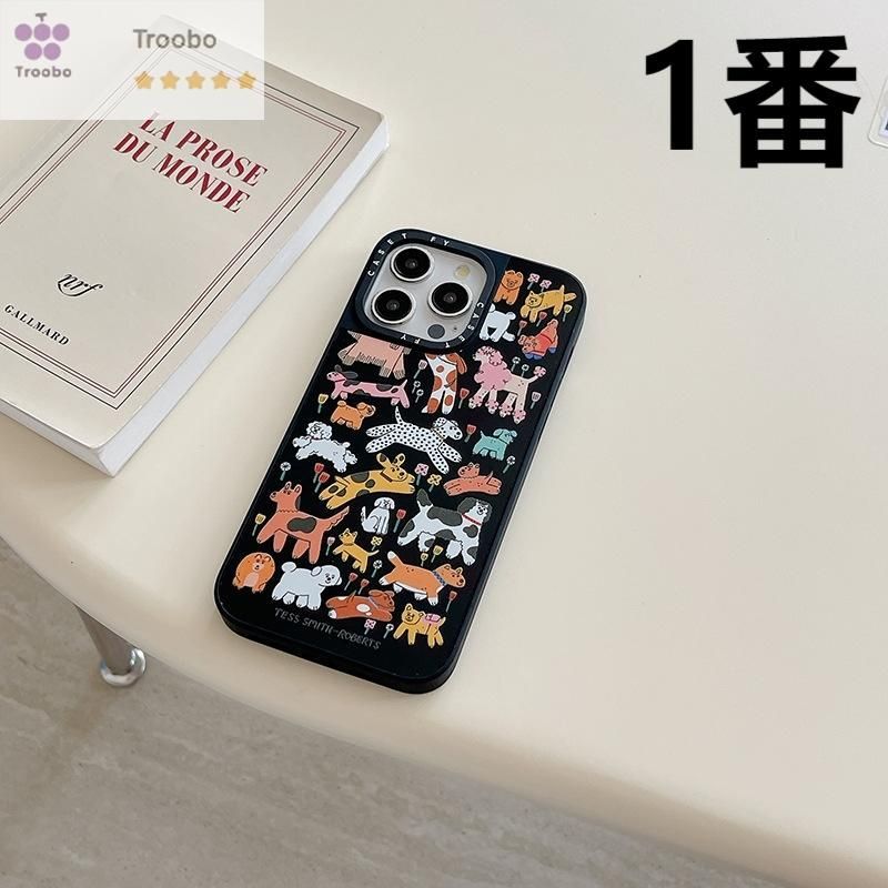 かわいい犬 iPhone 保護ケース CASETiFY きょうめんスマホケース