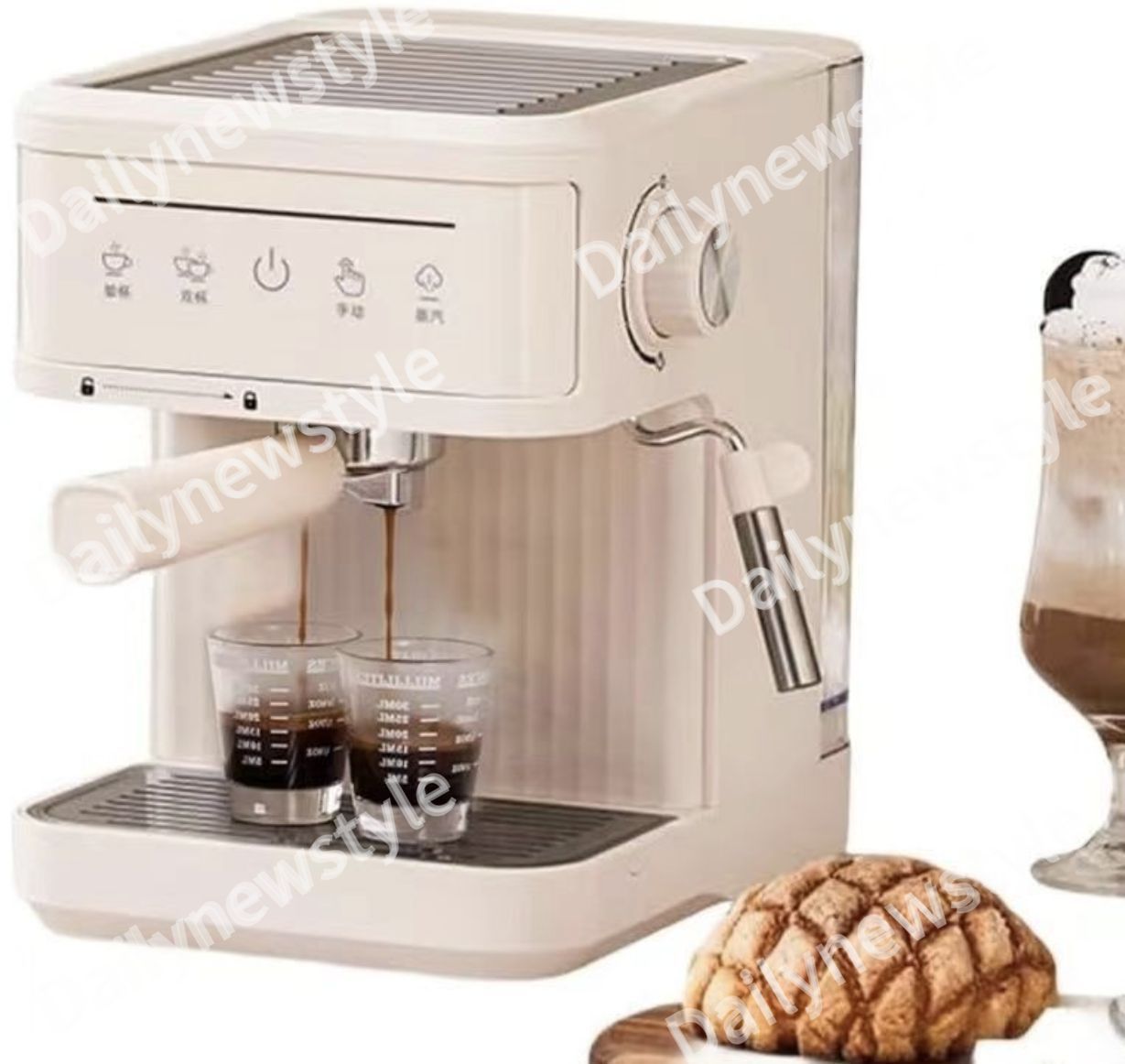 人気推薦◆半自動コーヒーメーカー カフェばこ ブラック コーヒーマシン 人気 家庭用 エスプレッソマシン 泡立て機能付き ミルクフォーム|