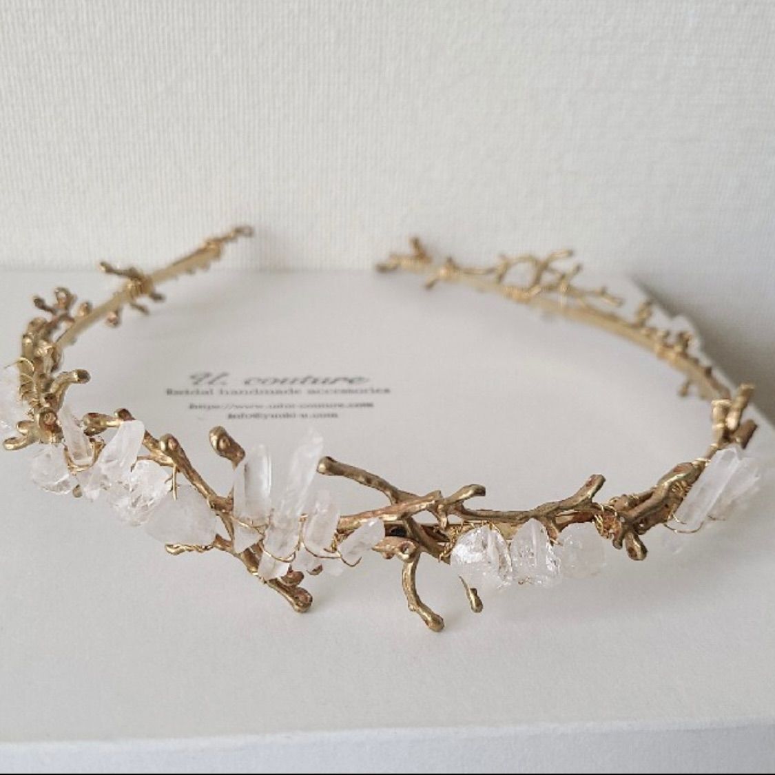 水晶クラウン ヘッドアクセサリー u.couture