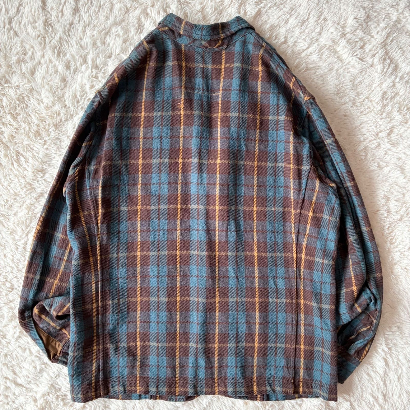 45R フォーティーファイブアール 美品 インドざっ栗ネルの908シャツ