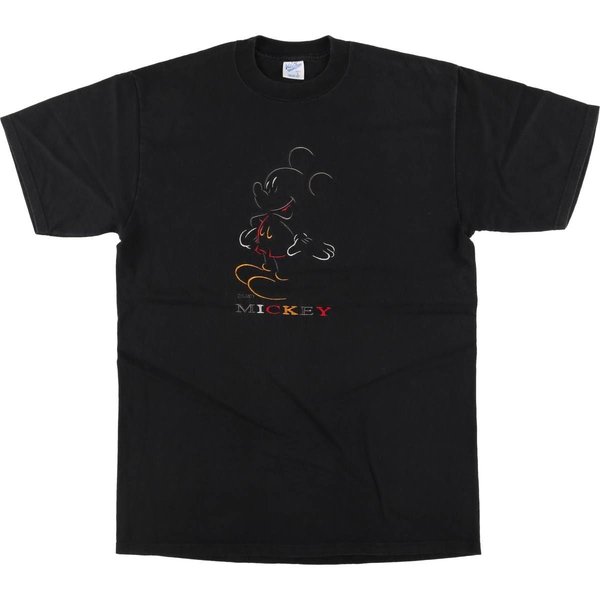 ヴィンテージ《USA製古着》ディズニー ミッキー リンガーTシャツ 