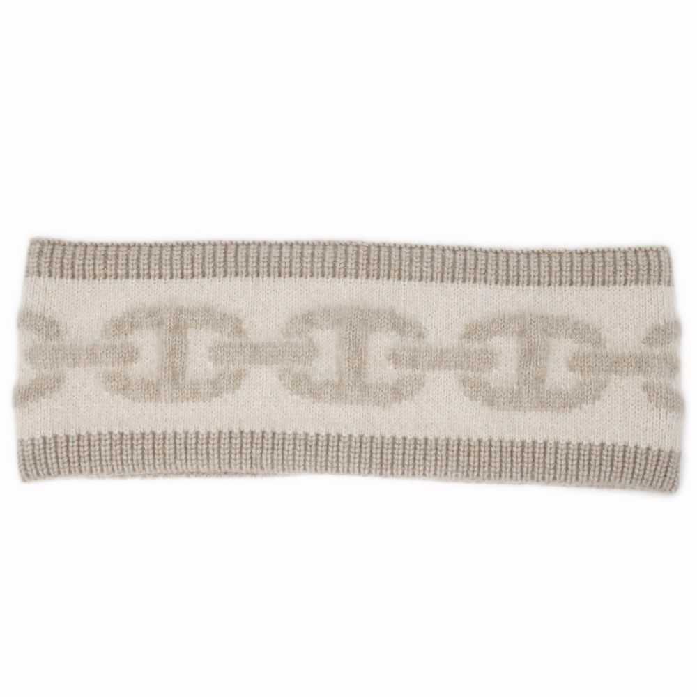 名東】【HERMES】エルメス ヘアバンド シェーヌダンクル