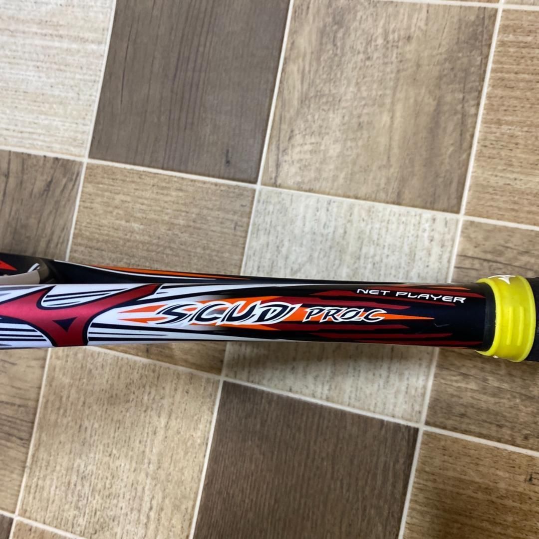 ミズノ　ソフトテニスラケット　スカッドPRO-C　0U　超美品 MIZUNO - ミズノスカッドPRO-C MIZUNO（スカッド）SCUD PRO-C