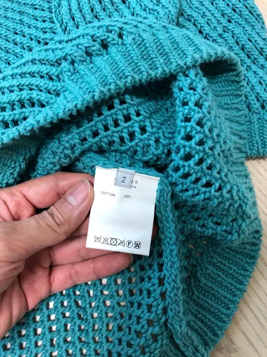 トップス unused 3G crew neck mesh knit Unused 3G crew neck mesh knit - メルカリ
