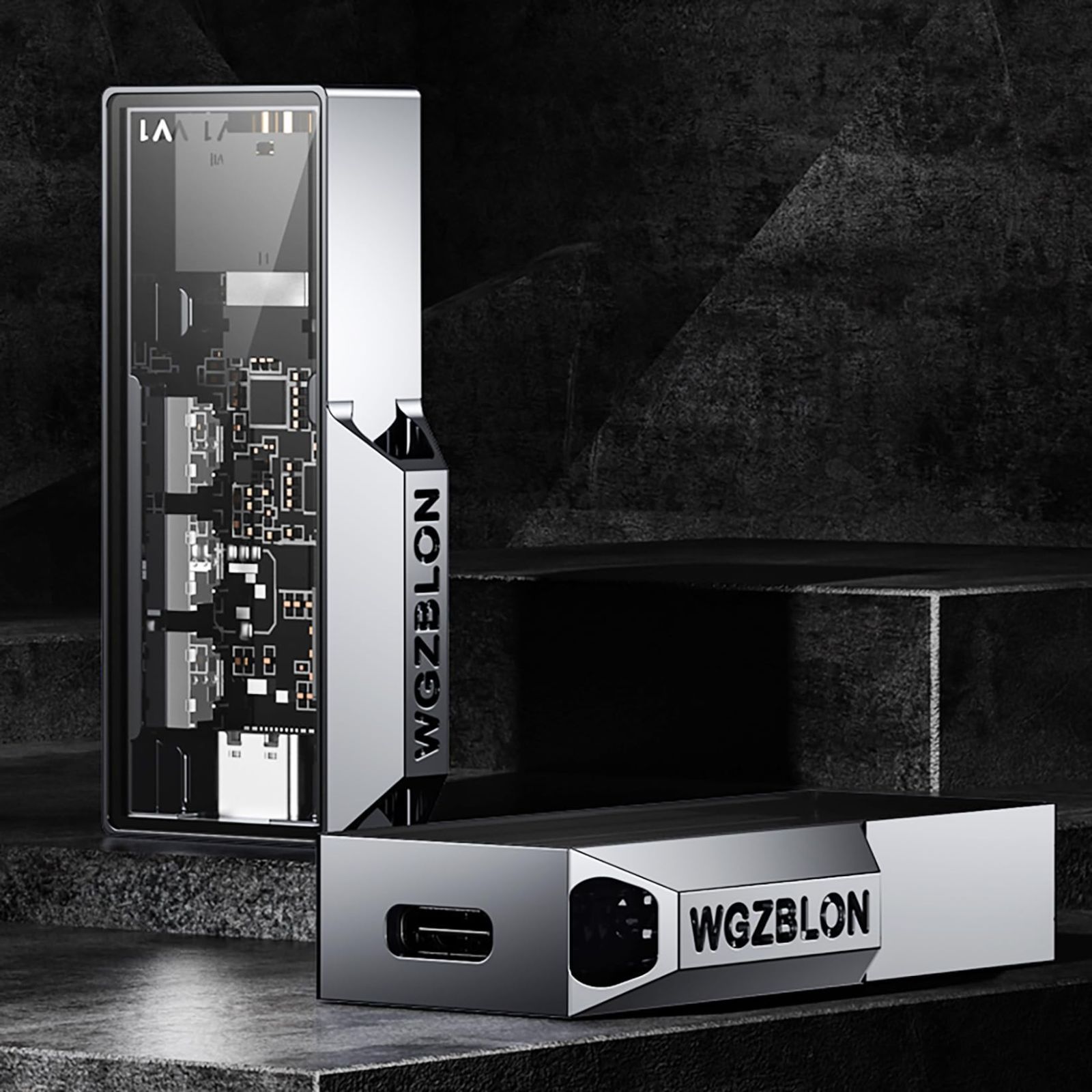 Linsoul WGZBLON星 V1 ポータブルデコーディングヘッドホン用アンプ 2枚のCS43131解析チップは左右チャンネルを独立して解析 TYPE-Cインターフェースの交換 なケーブル設計 3.5mmステレオ出力ポートと4.4mmバランス出力ポート