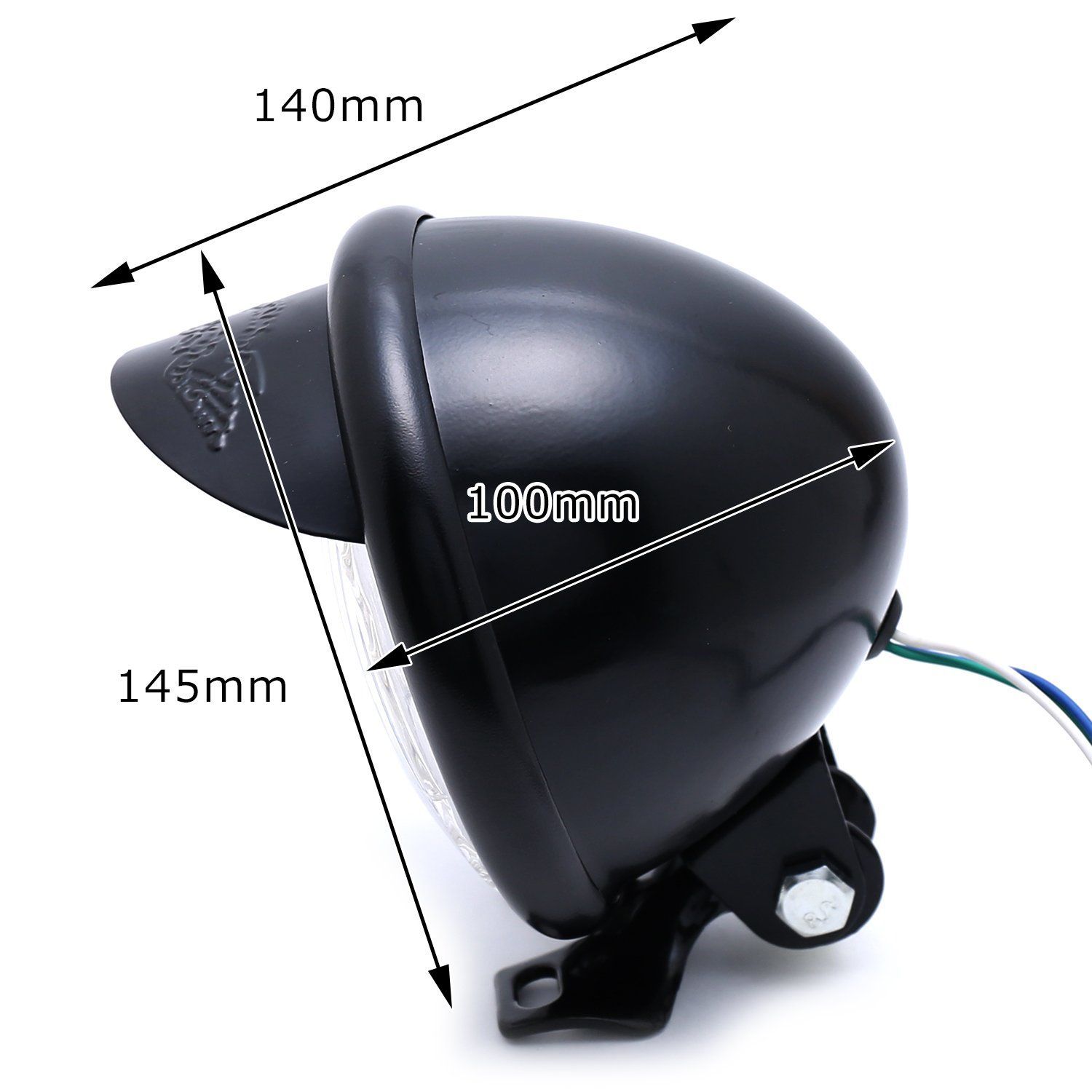バイク ドラックスター400 4.5インチ LED プロジェクターロケット