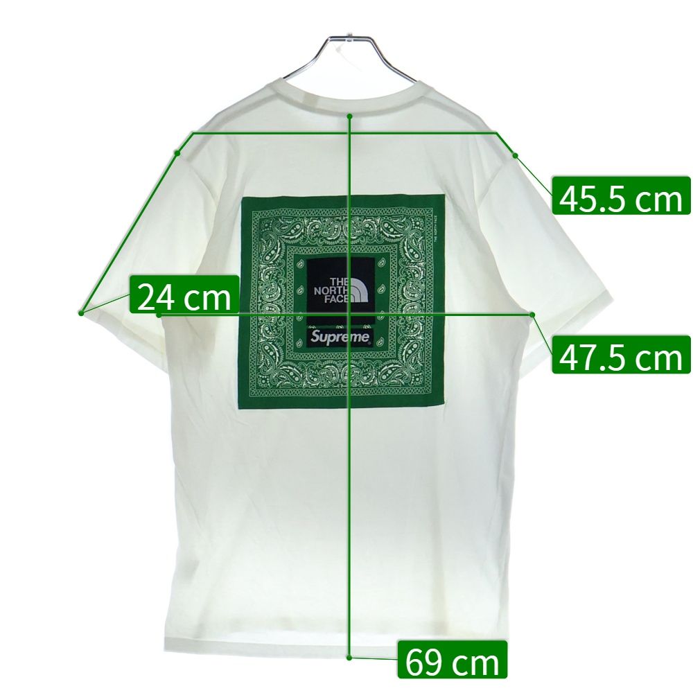 こーた、supreme×the north face バンダナtシャツ Supreme The North Face Bandana Tee (SS22) - $58