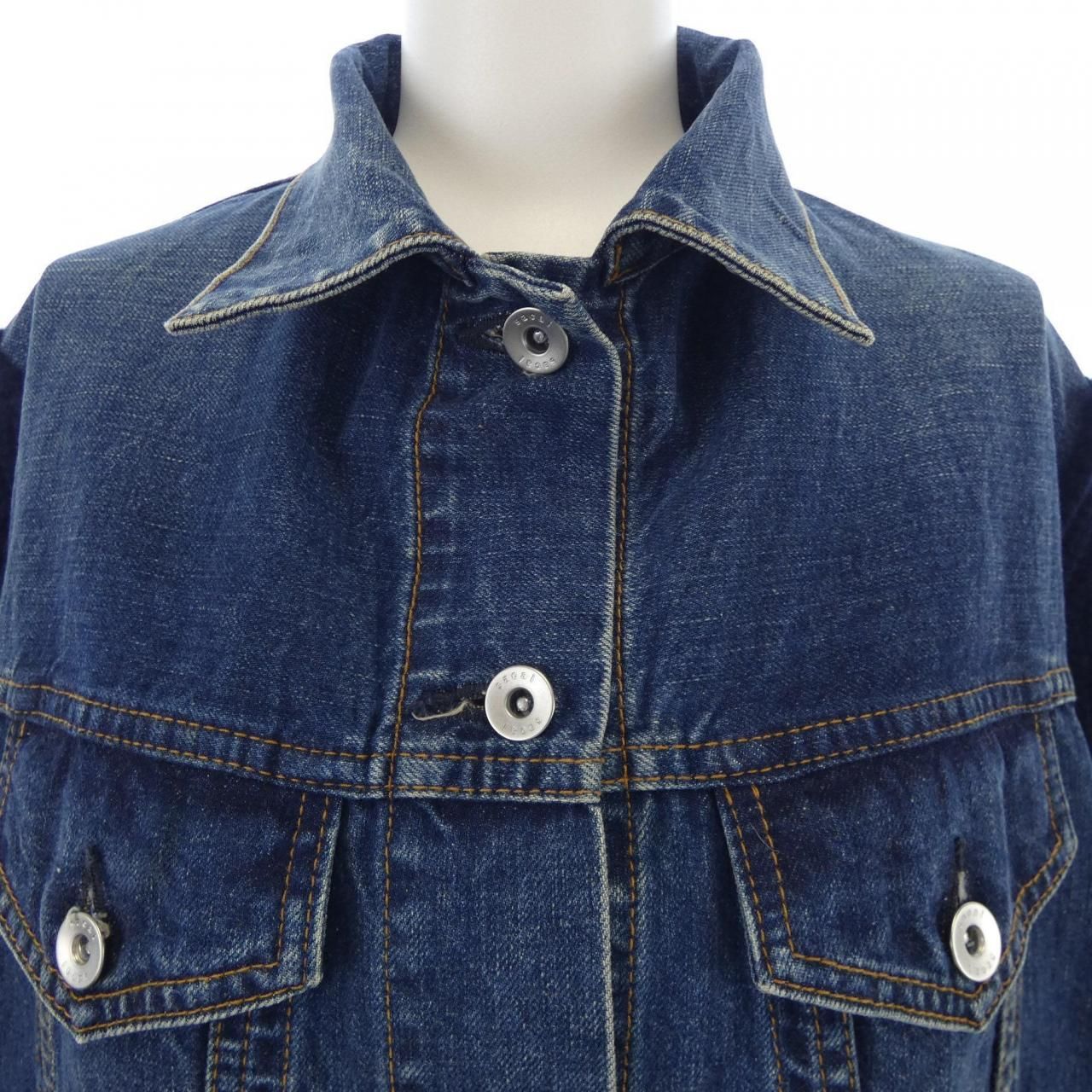 本物保証、信用第一！ サカイ SACAI 20-05153 デニムジャケット 今季新作