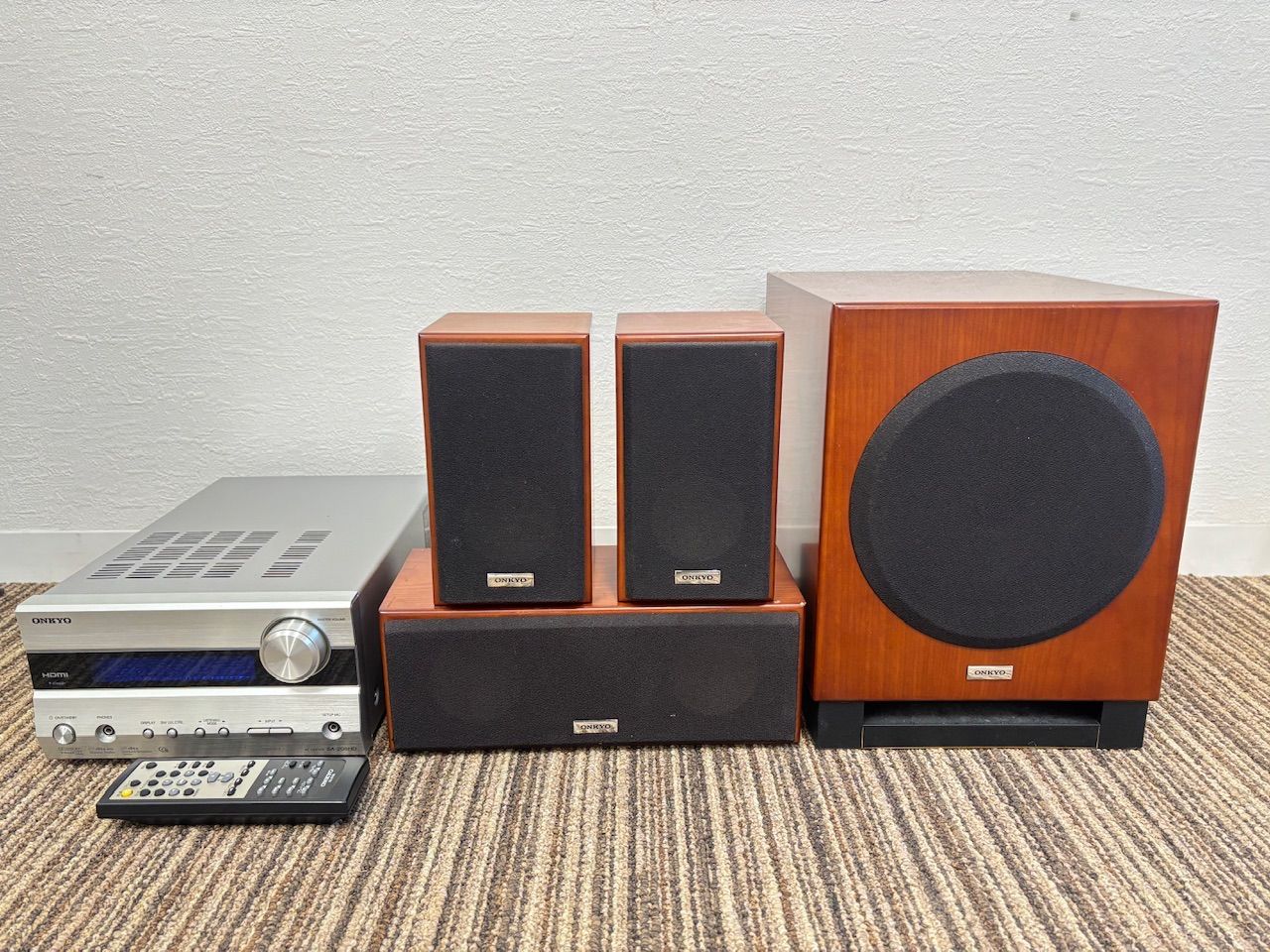 ONKYO SA-205HD ホームシアター セット スピーカースタンド付き