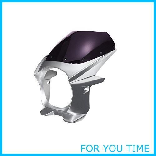 シルバー カウル バイクパーツ シルバー バイクカウル ストライプ