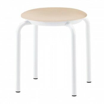 藤沢工業 TOKIO スツール JBM-36TL-S ライトベージュ レザー 5脚入