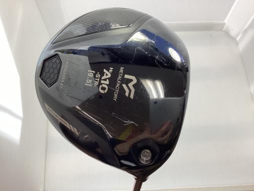 朝日ゴルフ METAL FACTORY A10 STR Hi ブラック 9.5° ドライバー DR 純正特注シャフト フレックスS メンズ 男性用 右利き 右用 Cランク ゴルフクラブ