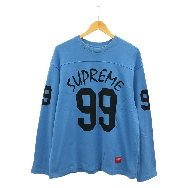 Supreme 99 L|S FOOT BALL M ブルー シュプリーム フットボールトップ 66