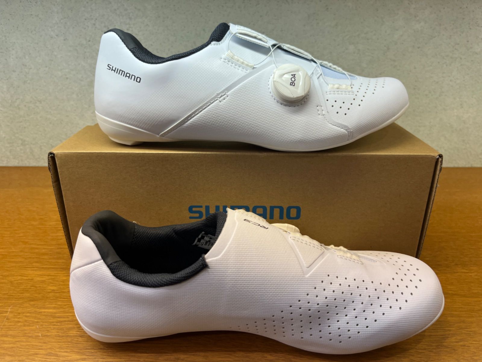 新品未使用】 SHIMANO RC3 SH-RC300 シマノ ビンディングシューズ 白 