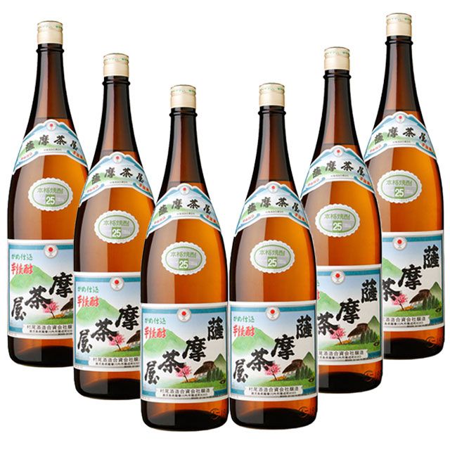 薩摩茶屋 25度 1800ml×6本 芋焼酎 村尾酒造 - メルカリ