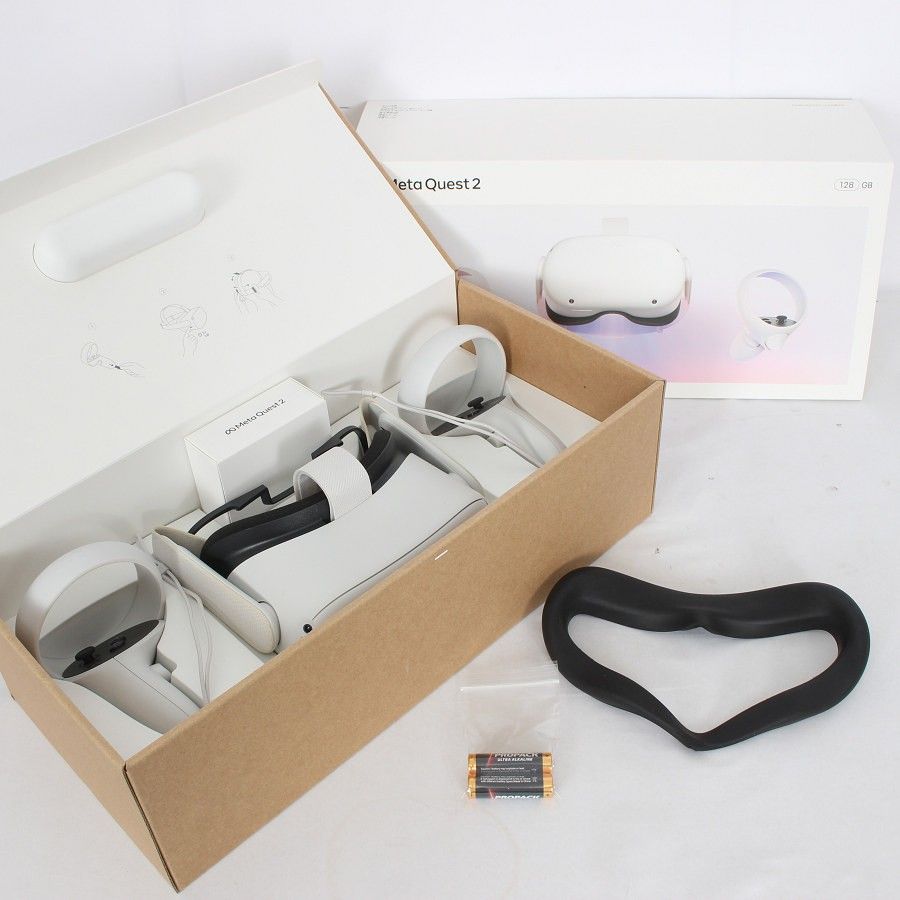 Meta Quest 2 128GB VR ヘッドマウントディスプレイ ヘッドセット メタクエスト2 オキュラスクエスト2 Oculus 本体