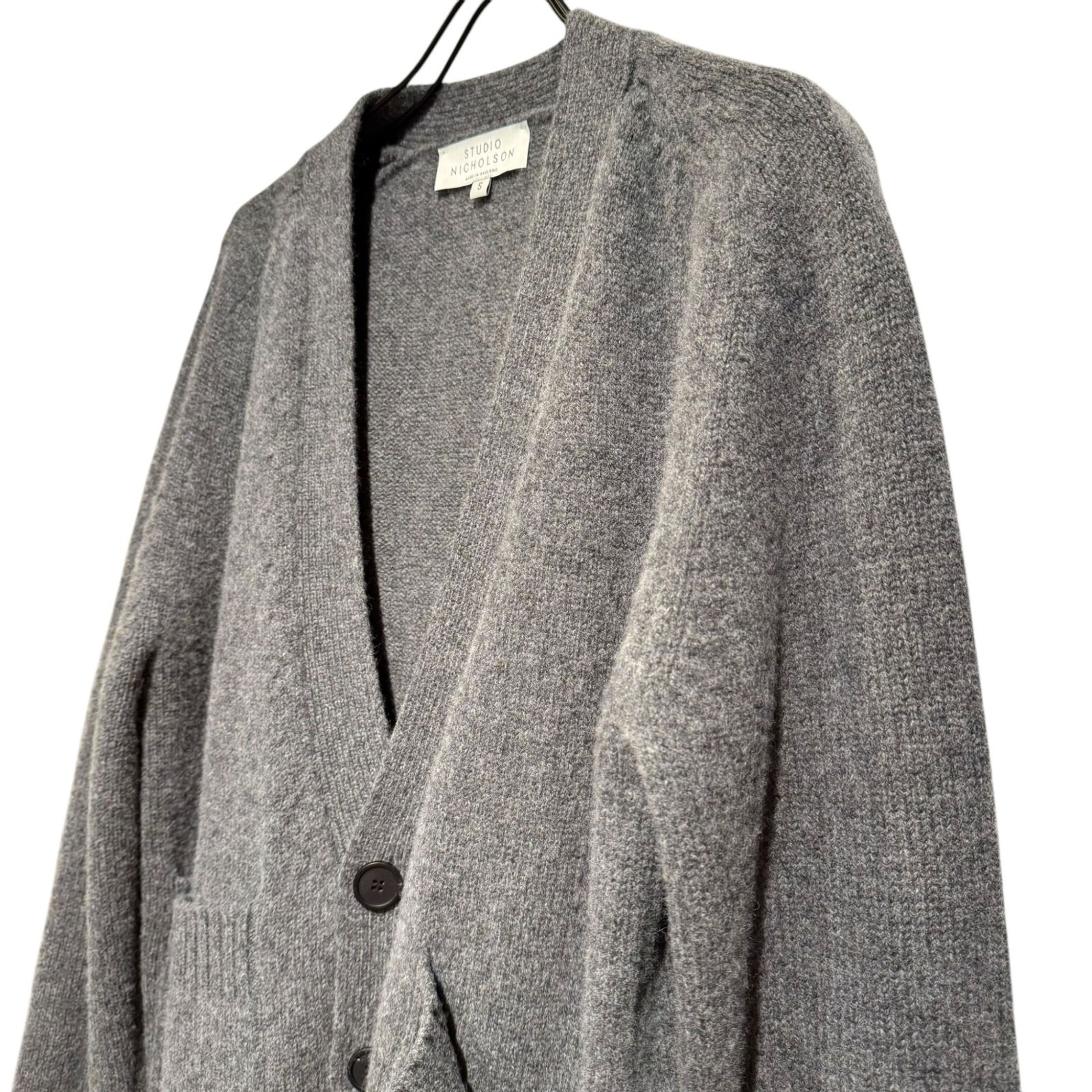 STUDIO NICHOLSON ラムウールカーディガン STUDIO NICHOLSON /SEN イングリッシュラムウール 5GG