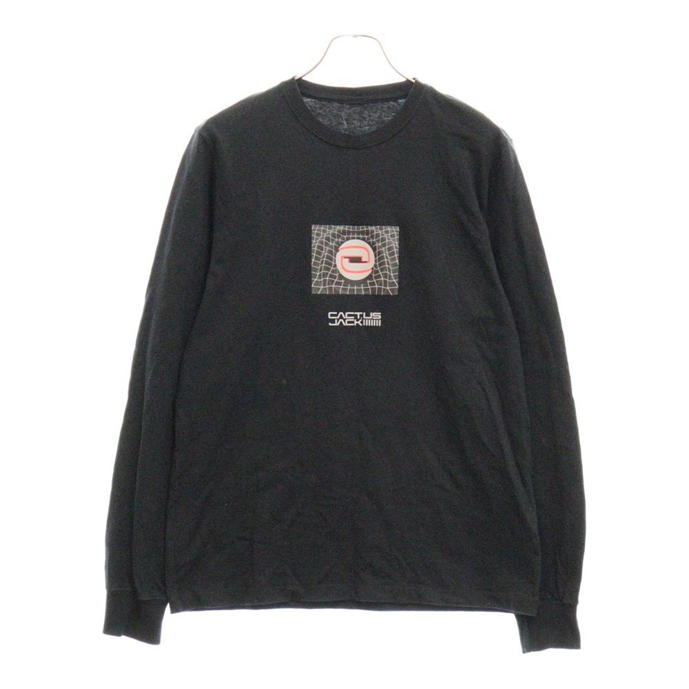 NIKE (ナイキ) 21AW×TRAVIS SCOTT AS U NRG BH LS TEE トラヴィス スコット カクタスジャック ロングスリーブTシャツ 長袖Tシャツ ブラック DO6354-010
