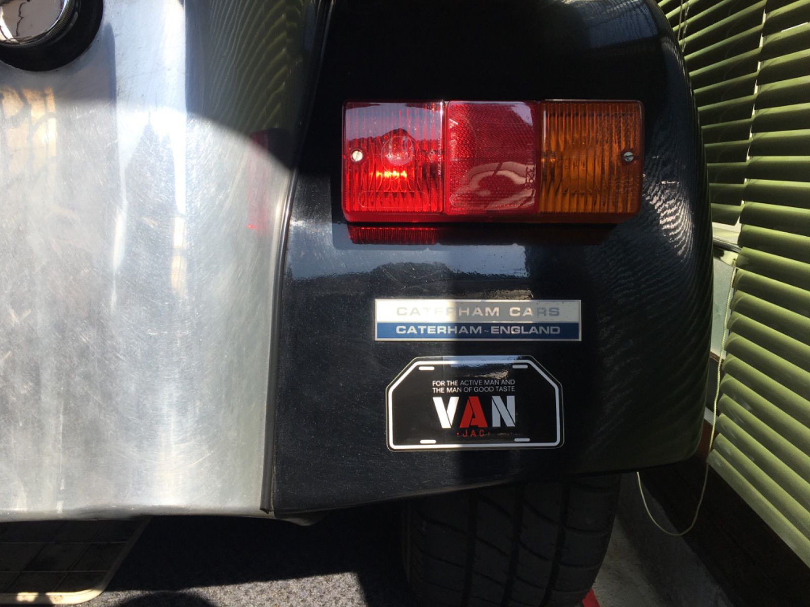 VAN JAC. プレート型ステッカー Mini 黒1枚 - メルカリ