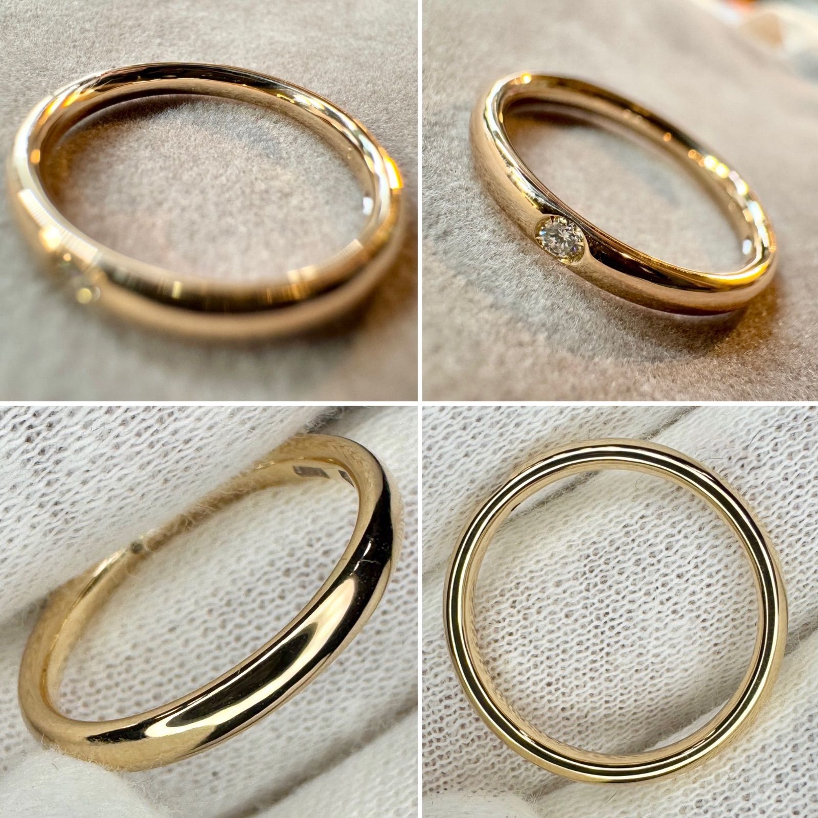 新品磨き済◆ポメラート◆9号*ルッチョレリング*750PG*K18*ピンク 新品磨き済◇ポメラート◇9号*ルッチョレリング*750PG*K18