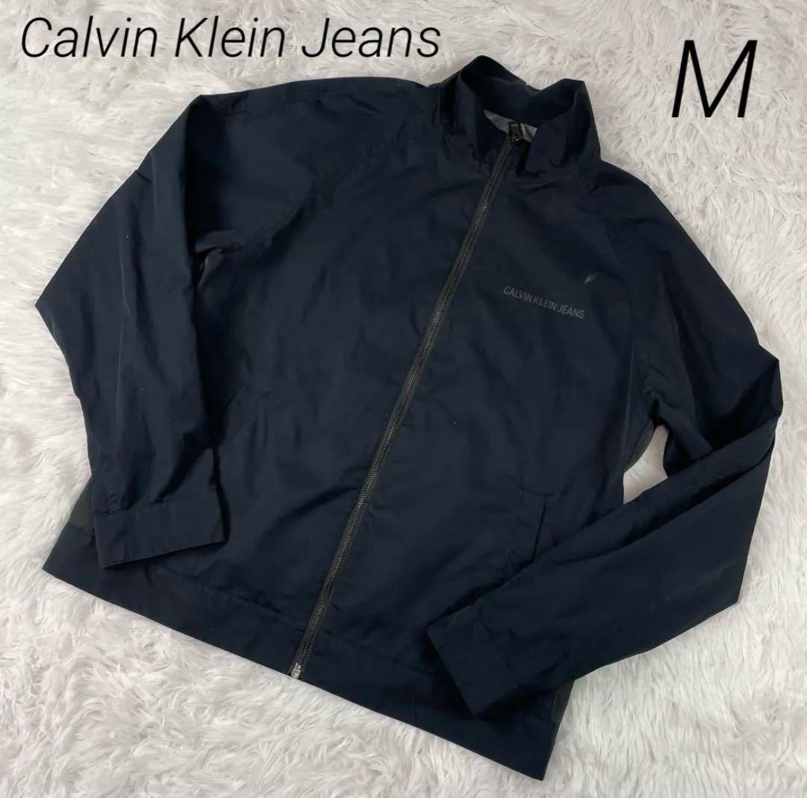 Calvin Klein Jeans カルバンクライン ナイロンジャケット Mジップ