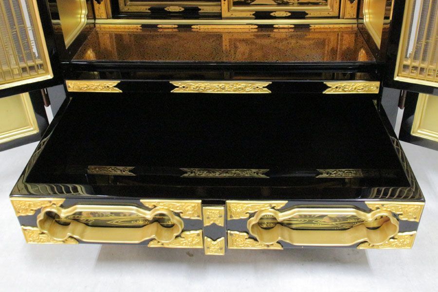 今だけ 小型金仏壇 全高85cm 供養 仏具 仏教美術 来店をご期待!