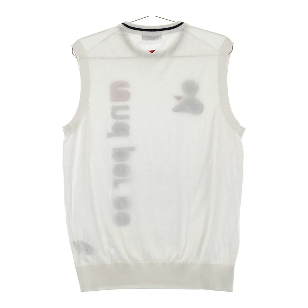 アンパスィ ニットベスト L 美品❗️ サイズ：L AND PER SE アンパスィ ニットベスト ホワイト系